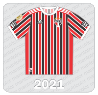 Camisa São Paulo FC 2021 - Adidas - Cimento Cauê