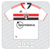 Camisa São Paulo FC 2021 - Adidas - Sportsbet.io