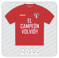 Camisa Pódio São Paulo FC - El Campeón Volvió!! 2012