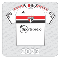 Camisa São Paulo FC 2023 - Adidas - Sportsbet.io - Bitso