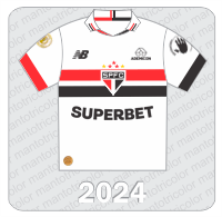 Camisa São Paulo FC 2024 - New Balance - Superbet - Ademicon - Observatório da Discriminação Racial no Futebol